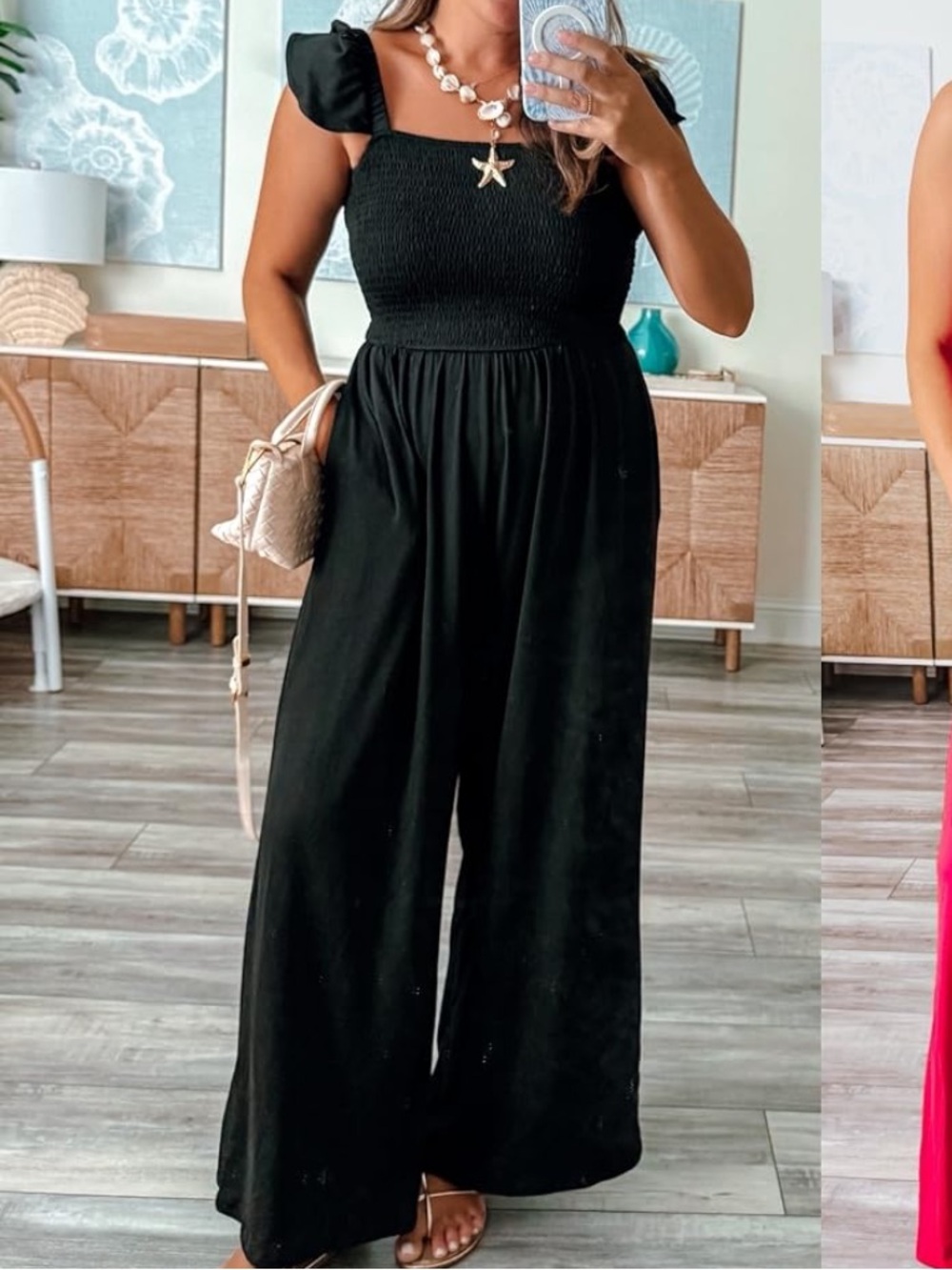 Ruffle Sleeve Jumpsuit